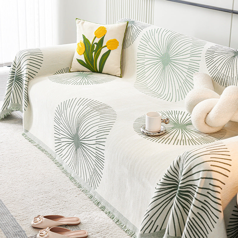 Chenille Anti-scratch Sofa Cover Durable Sofa Slipcover Soft Cozy Chair Protector