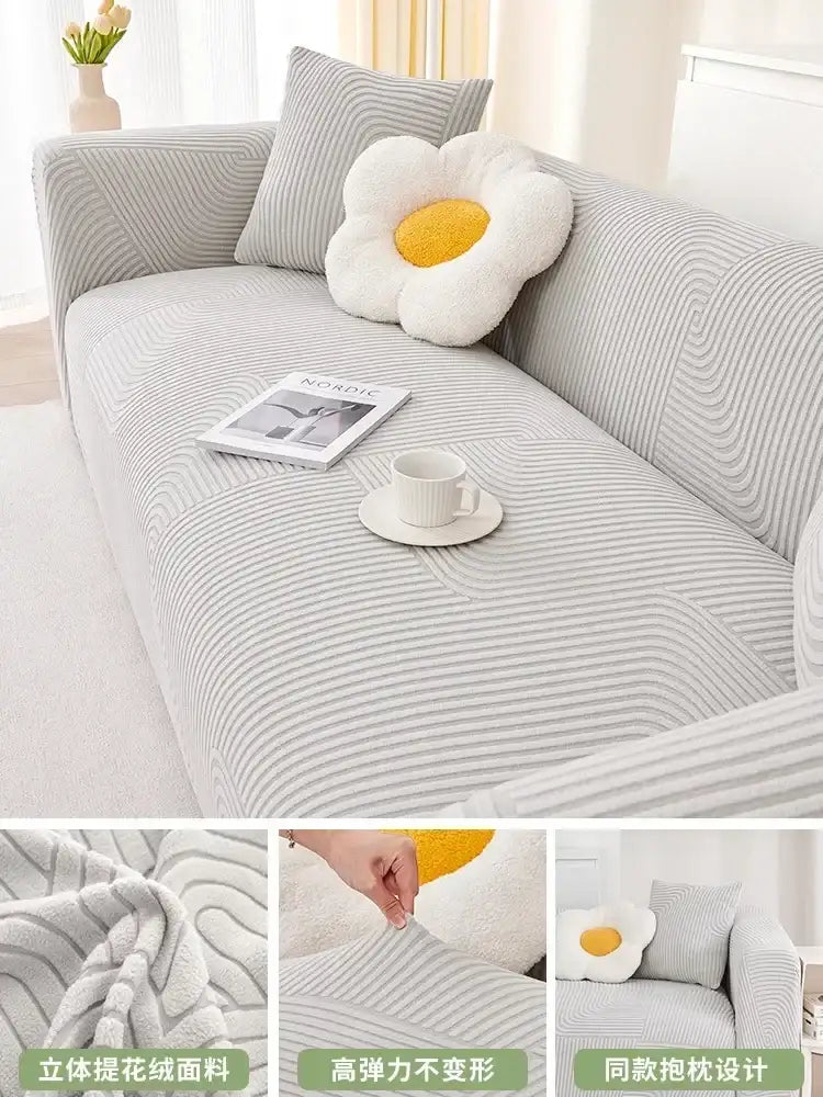 Cozy Stretchy Slipcover Elastic Flexible Seat Couch Chair Cover