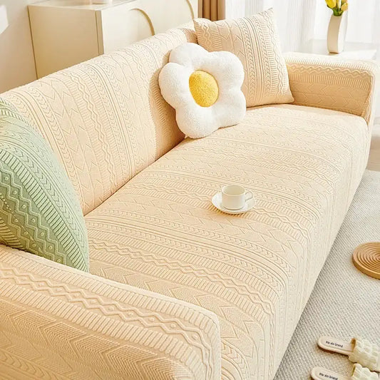 Elastic Cozy Sofa Cover Universal Anti-cat Scratch Couch Futon Cover