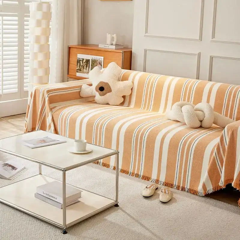 Universal Sofa Cover Chenille Cushion Couch Cover Durable Slipcover Boho Decor