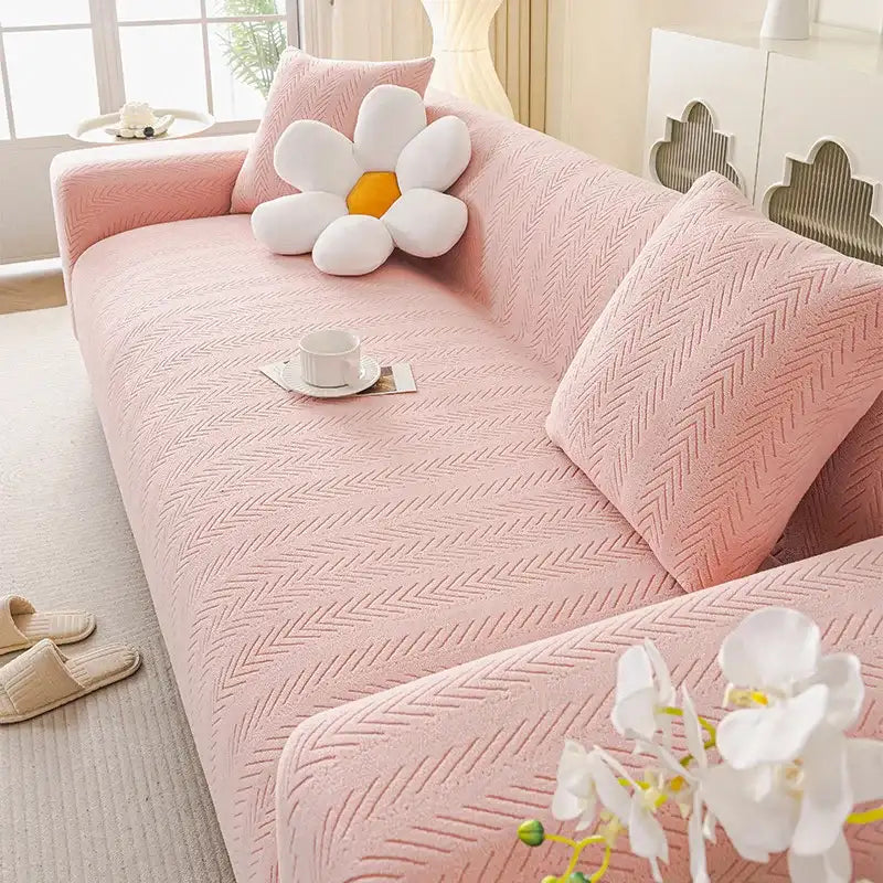 Durable Couch Cushion Cover Anti-cat Scratch Sofa Cover Elastic Slipcover