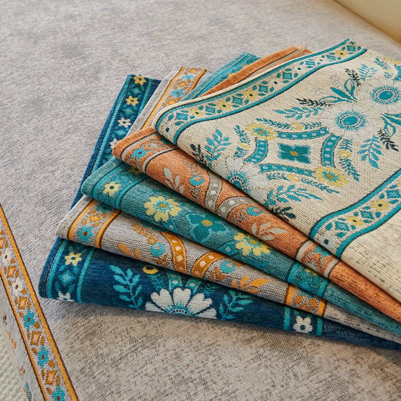 Boho Durable I-shaped Sofa Cover Anti-scratch Cushion Couch Cover Non-slip Slipcover 