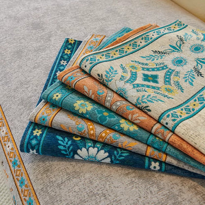 Boho Durable I-shaped Sofa Cover Anti-scratch Cushion Couch Cover Non-slip Slipcover 