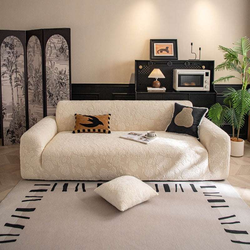 Elastic Sofa Cover Anti-cat Scratch Slipcover for 1/2/3/4/5 Seats Cover