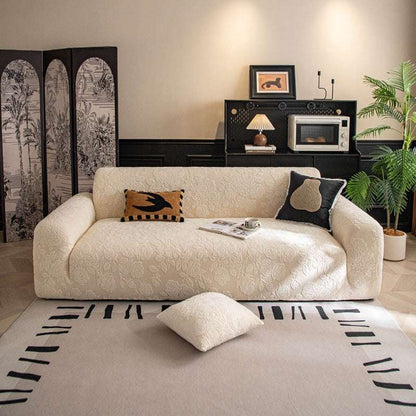 Elastic Sofa Cover Anti-cat Scratch Slipcover for 1/2/3/4/5 Seats Cover