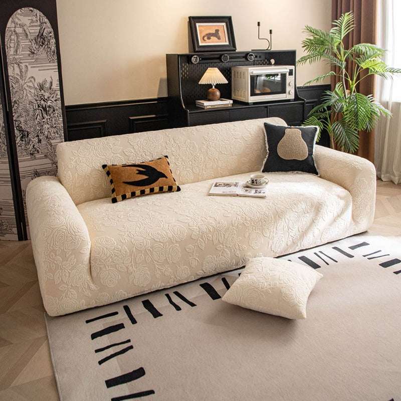 Elastic Sofa Cover Anti-cat Scratch Slipcover for 1/2/3/4/5 Seats Cover