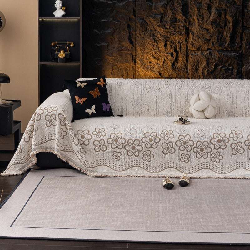 Sofa Throw Blanket Cozy Durable Sofa Blanket Couch Cushion Cover