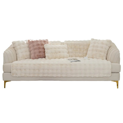 Thickened Plush Sofa Cover Soft Warm Futon Couch Cover Velvet Slipcover