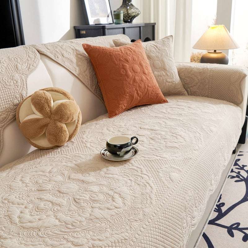 Universal Cotton Cozy Sofa Futon Cover Non-slip Chair Cushion Seat Mat