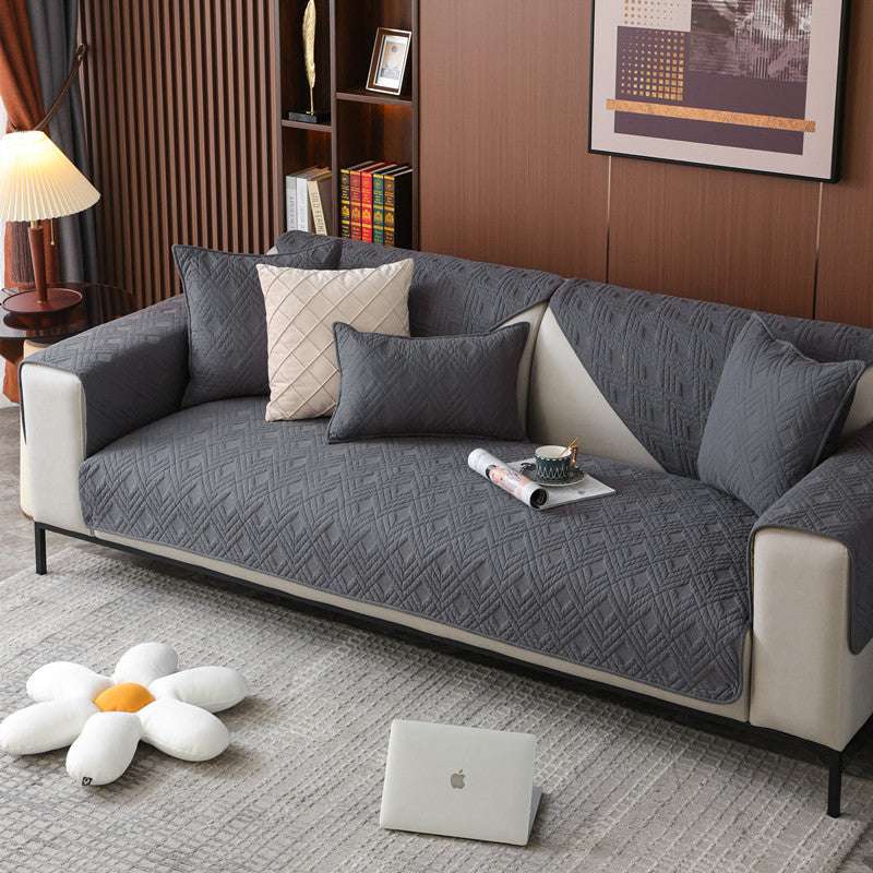 Universal Cotton Cozy Sofa Cover Non-slip Chair Cushion Cover Seat Mat
