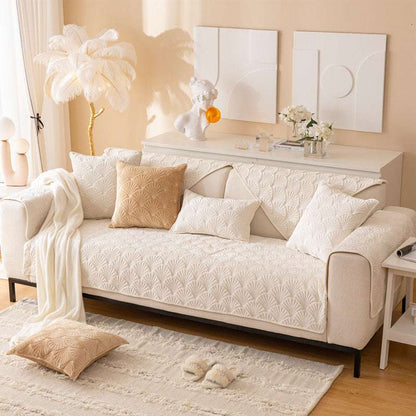 Stylish Sofa Protector Velvet Anti-slip Sofa Cover Cushion Couch Mat