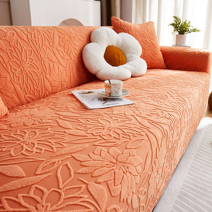 Jacquard Velvet Sofa Cover Elastic Couch Chair Cover Breathable Seats Slipcover