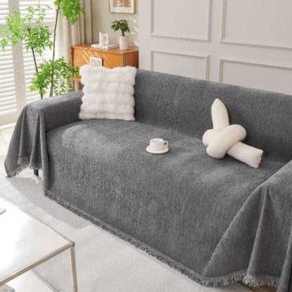 Soft Cozy Chenille Sofa Throw Blanket Scratch Resistant Sofa Couch Covers