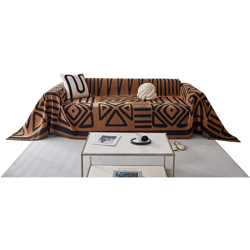 Boho Chenille Sofa Throw Covers Durable Sofa Couch Cover Sofa Protector