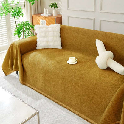 Soft Cozy Chenille Sofa Throw Blanket Scratch Resistant Sofa Couch Covers