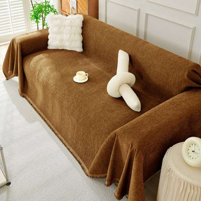 Soft Cozy Chenille Sofa Throw Blanket Scratch Resistant Sofa Couch Covers