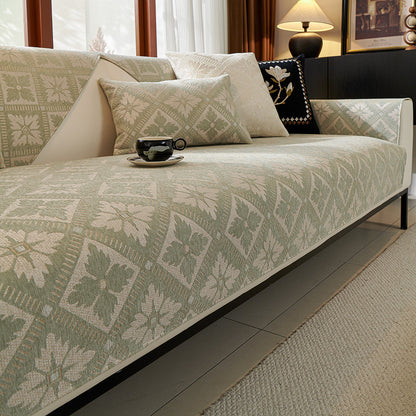 Chenille I-shaped Sofa Cover Universal Cushion Couch Cover Durable Slipcover