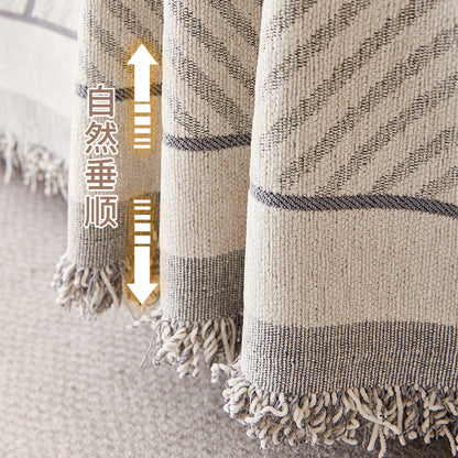 Chenille Sofa Cover Anti-scratch Sectional Couch Cover Universal Sofa Slipcover Blanket 