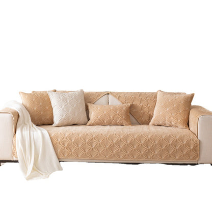 Stylish Sofa Protector Velvet Anti-slip Sofa Cover Cushion Couch Mat
