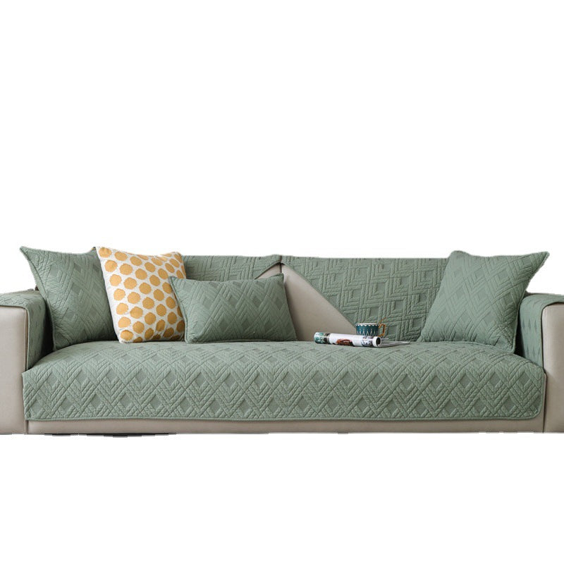 Universal Cotton Cozy Sofa Cover Non-slip Chair Cushion Cover Seat Mat