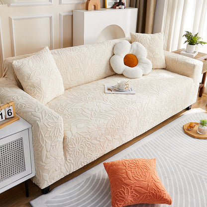 Jacquard Velvet Sofa Cover Elastic Couch Chair Cover Breathable Seats Slipcover