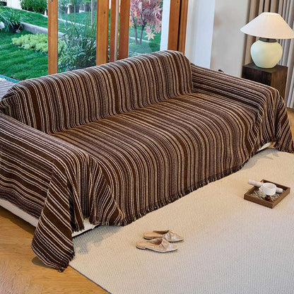 Vintage Chenille Blankets for Couch Covers Durable Throw Cover Cozy Slipcover