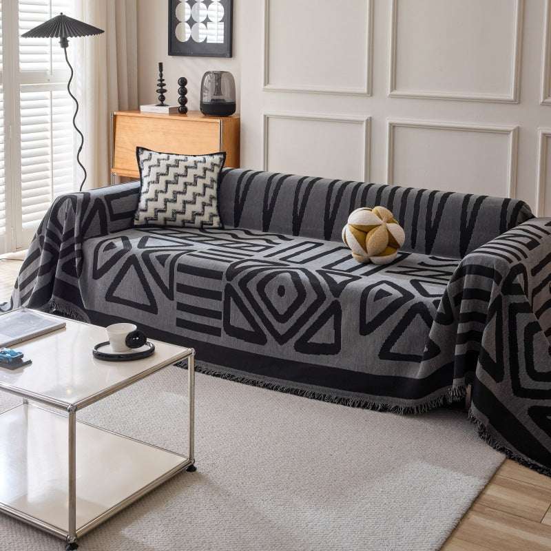 Boho Chenille Sofa Throw Covers Sectional Sofa Couch Cover Durable Sofa Protector