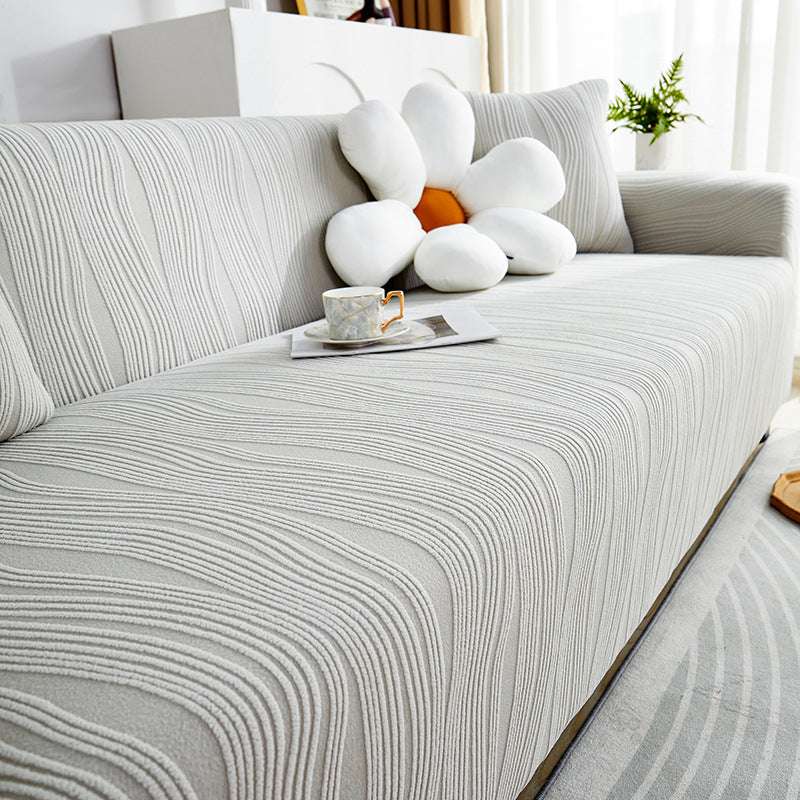 Cozy Stretchy Slipcover Elastic Sectional Sofa Covers Seats Cover