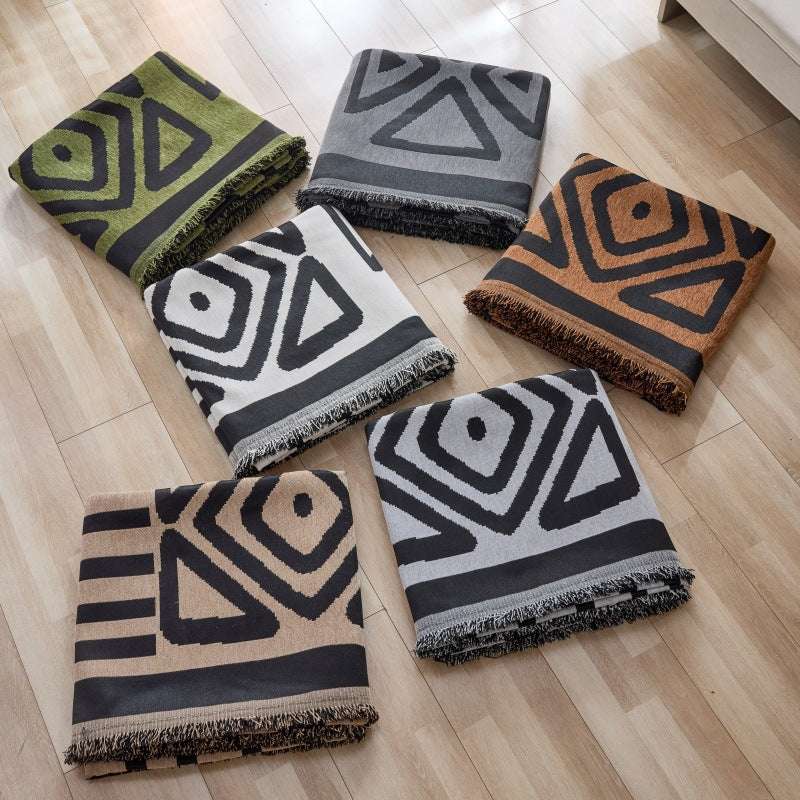 Boho Chenille Sofa Protector Durable Couch Cushion Cover Anti-scratch Slipcover