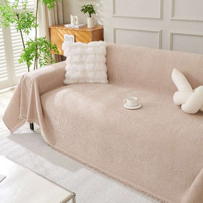 Soft Cozy Chenille Sofa Throw Blanket Scratch Resistant Sofa Couch Covers
