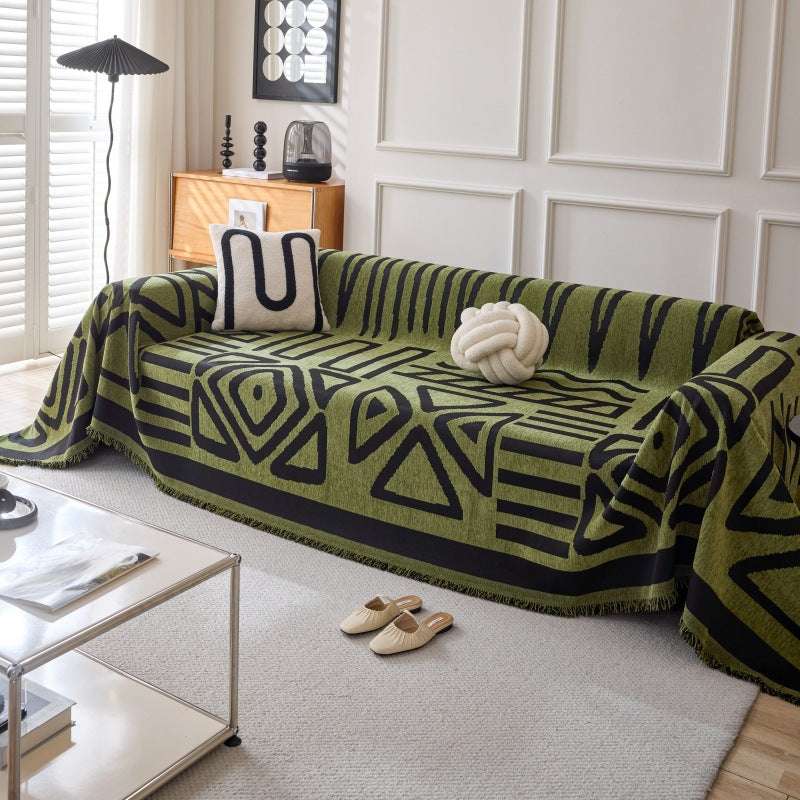 Boho Chenille Sofa Throw Covers Durable Sofa Couch Cover Sofa Protector