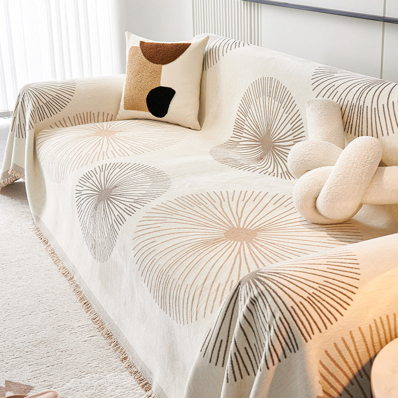 Chenille Anti-scratch Sofa Cover Durable Sofa Slipcover Soft Cozy Chair Protector