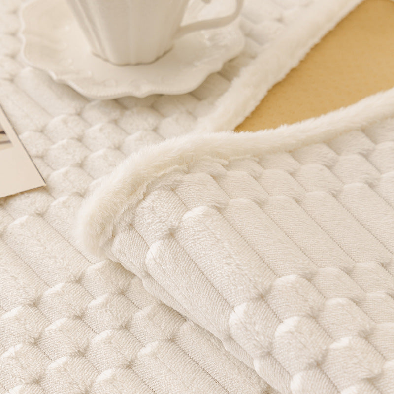 Cozy Plush Sofa Chair Mat Cover Thickened Non-slip Seat Cushion Cover