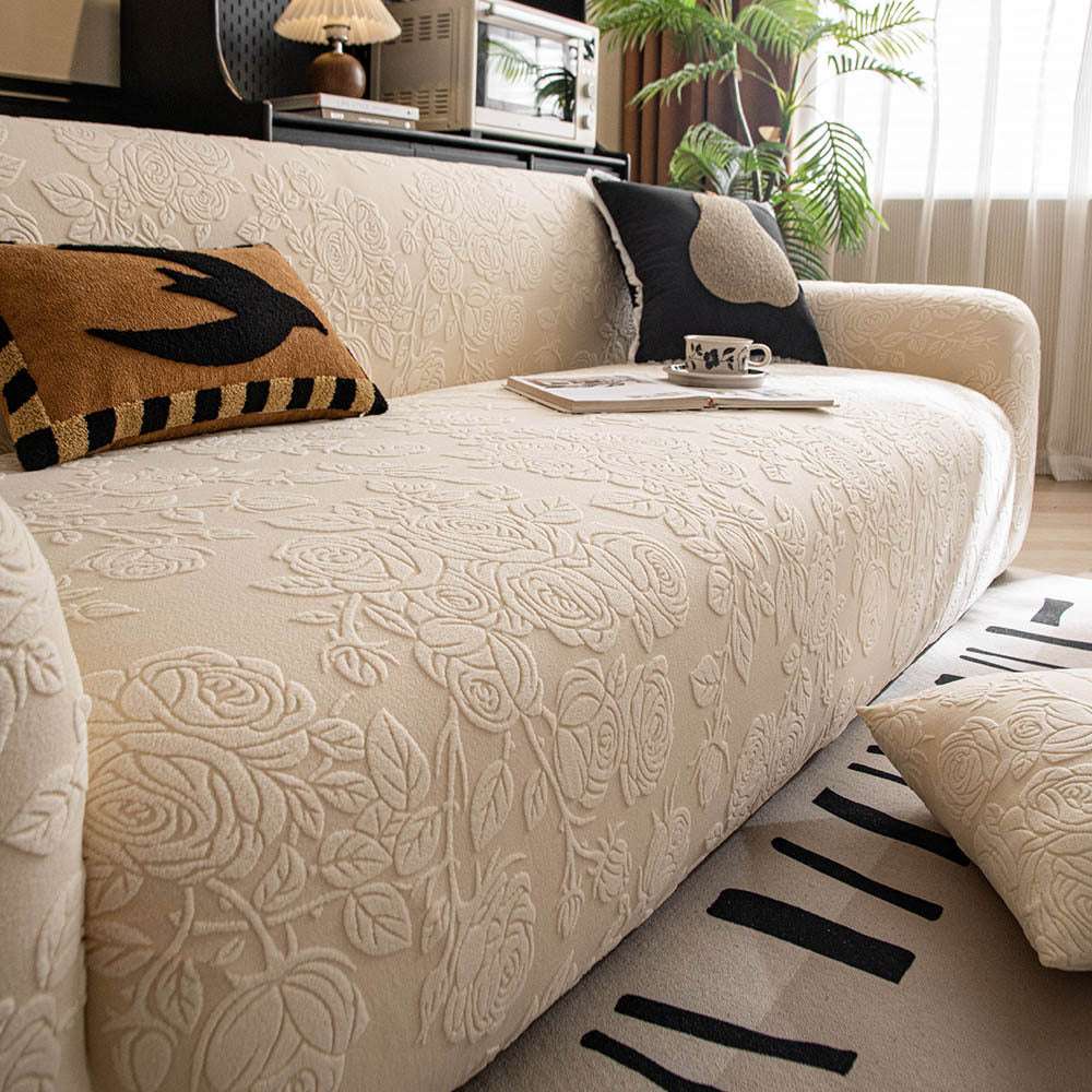 Elastic Sofa Cover Anti-cat Scratch Slipcover for 1/2/3/4/5 Seats Cover