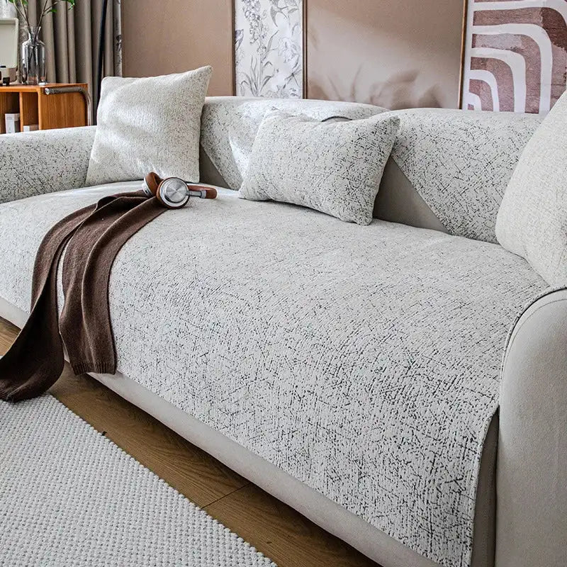 Durable Sofa Covers for 3 Cushion Couch Anti-Scratch Couch Cover for Dogs Pets