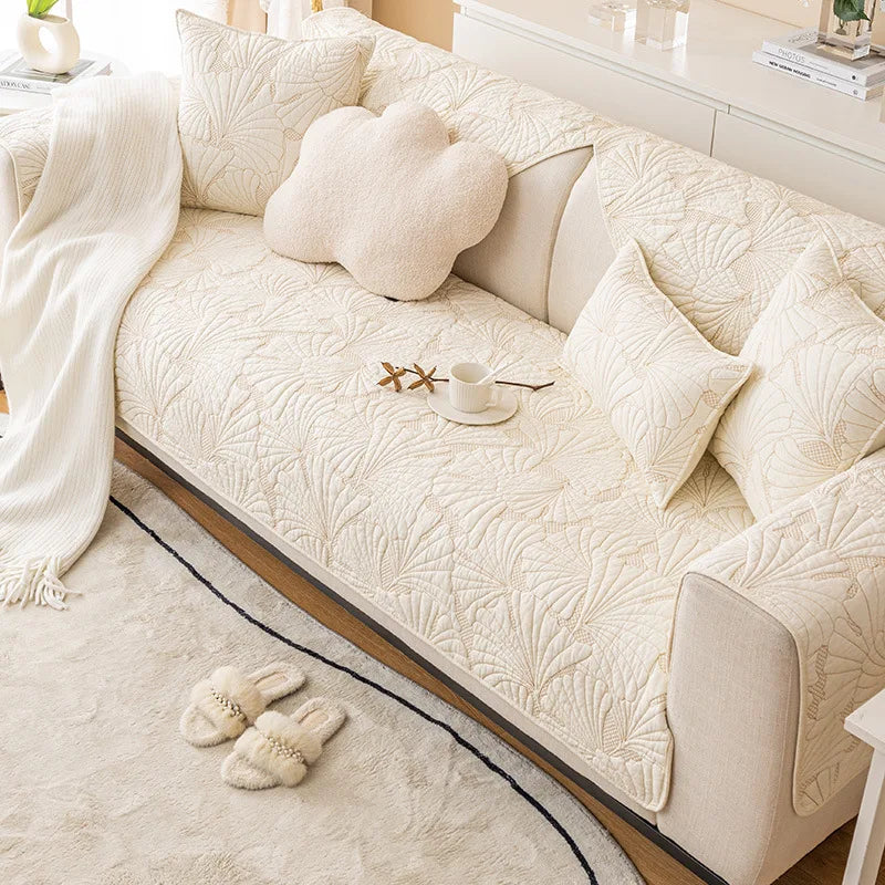 Thickened Durable Sofa Protector Cover Anti-slip Sofa Cover Cotton Chair Cushion Mat 