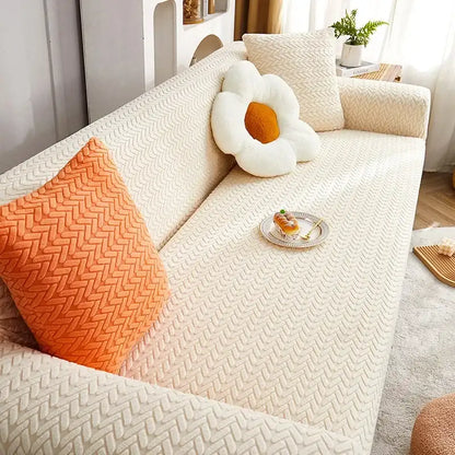 Elastic Jacquard Corner Sofa Cover Stretchy Durable Couch Chair Cover Slipcover