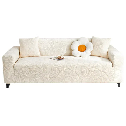 Jacquard Velvet Cushion Couch Cover Anti-cat Scratch Sectional Sofa Cover 