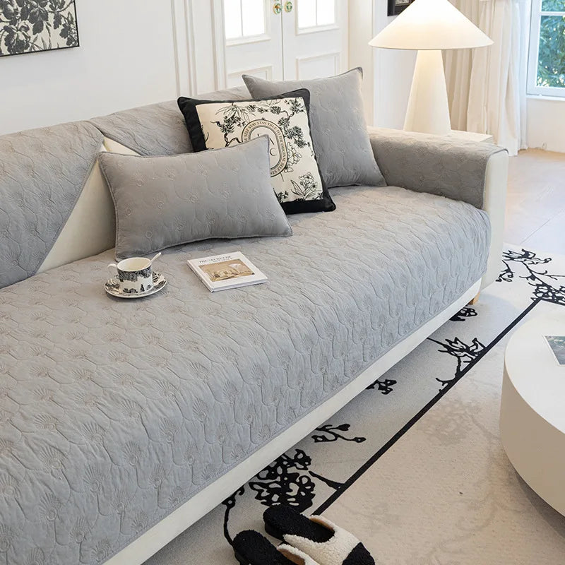 Universal Cotton Cozy Sofa Futon Cover Non-slip Chair Cushion Cover Seat Mat 