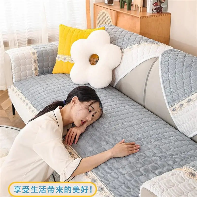 Durable Anti-scratch Sofa Cushion Cover Universal Non-slide Chair Cover Mat