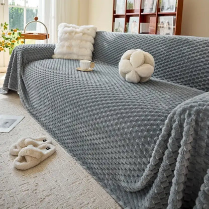 Cozy Plush Sofa Cover Soft Warm Throw Blanket Universal Cushion Couch Cover Chair Seat Slipcover Futon Sofa Mat