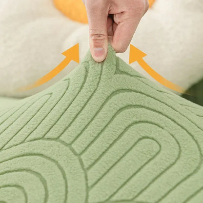 Cozy Thick Elastic Sofa Slipcover for Living Room Stretchy Couch Cover 