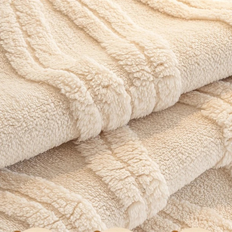 Thicken Plush Couch Cover Winter Warm Sofa Pad Non-Slip Sofa Slipcovers