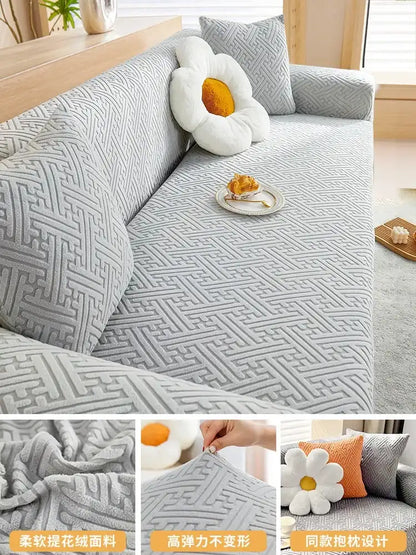 Elastic Soft Sofa Cover Durable Anti-scratch Cushion Couch Cover