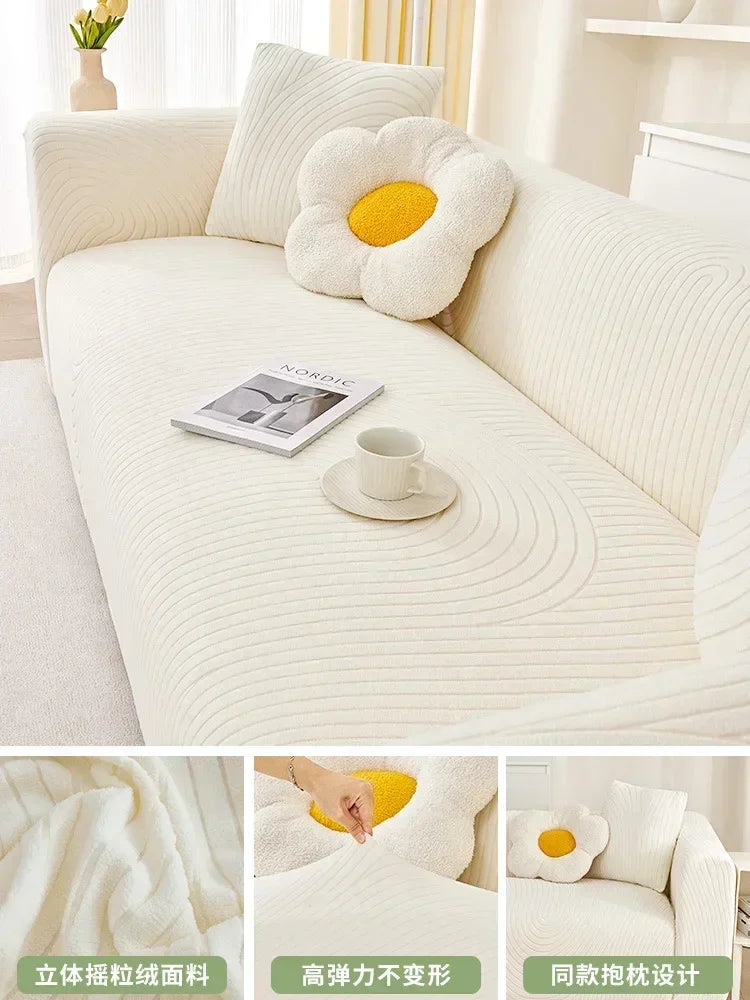 Cozy Stretchy Slipcover Elastic Flexible Seat Couch Chair Cover 