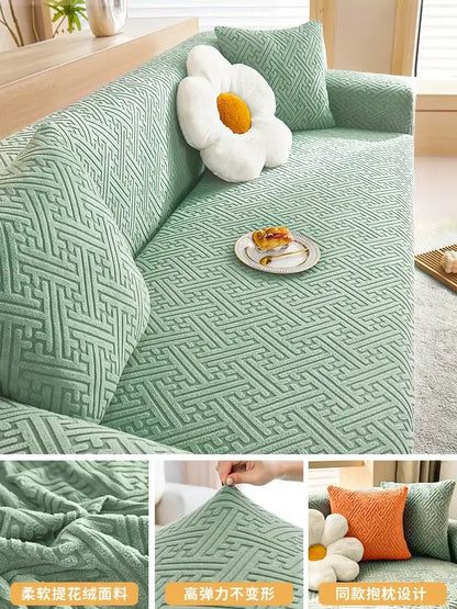 Elastic Soft Sofa Cover Durable Anti-scratch Cushion Couch Cover