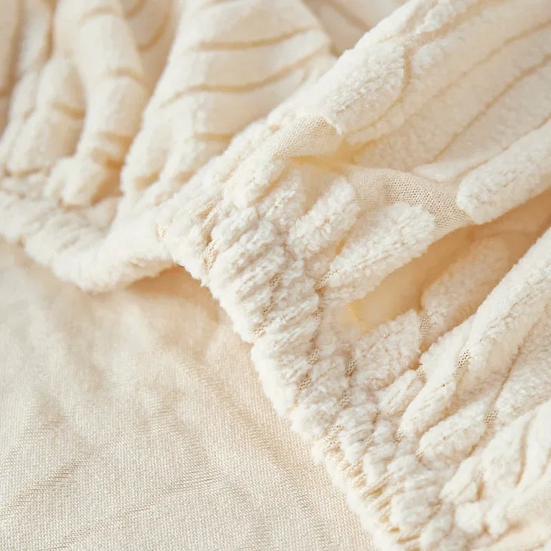 Jacquard Velvet Cushion Couch Cover Anti-cat Scratch Sectional Sofa Cover 