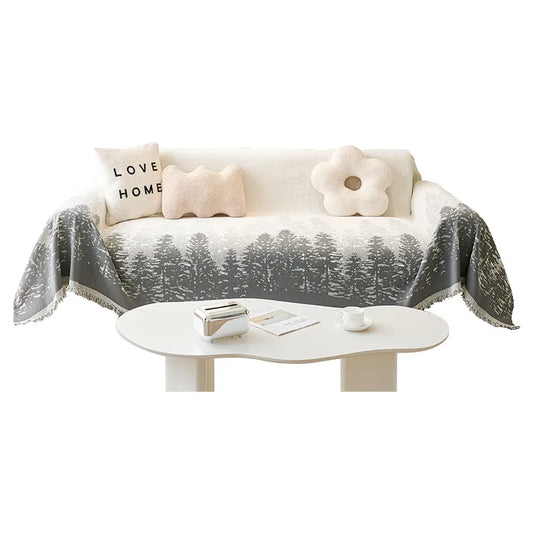 Chenille Sofa Cover Towel Universal Chair Cover Anti-cat Scratch Cushion Couch Cover 