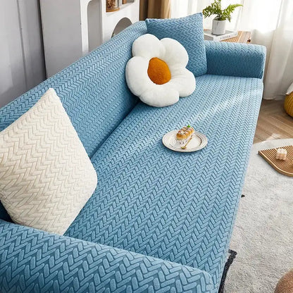 Elastic Jacquard Corner Sofa Cover Stretchy Durable Couch Chair Cover Slipcover