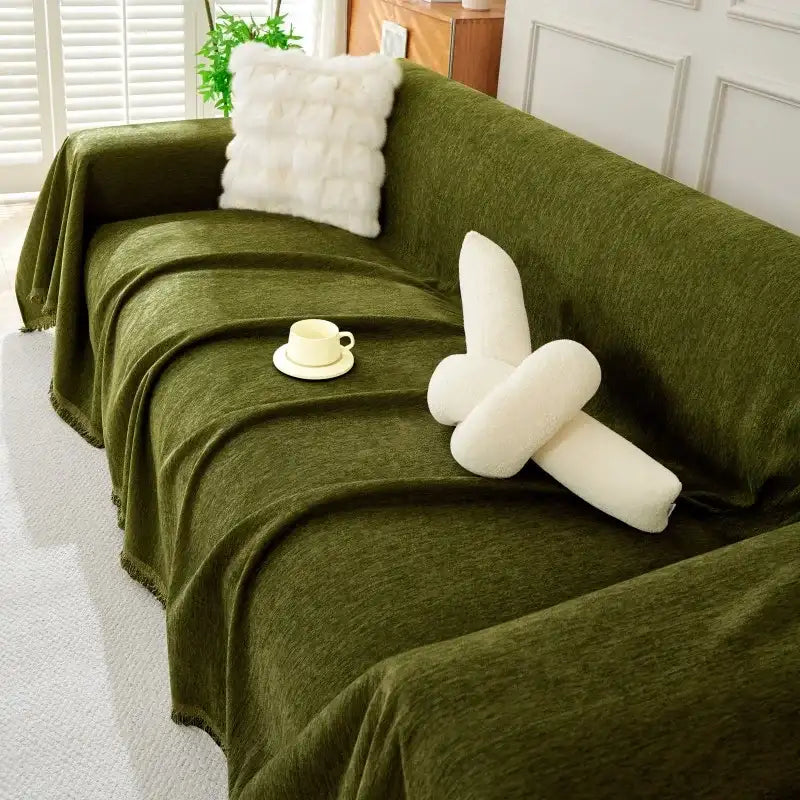 Soft Durable Sofa Covers for Dogs Chenille Cushion Couch Slipcovers